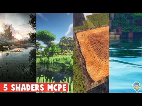 Top 5 Best Shaders For Minecraft Pe | No Lag Shaders Mcpe | RTX Minecraft Download | Ug Adventure |