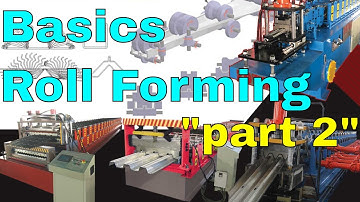 Roll Forming Basics (Roll Forming Machine tutorial 2019) " PART 2 "