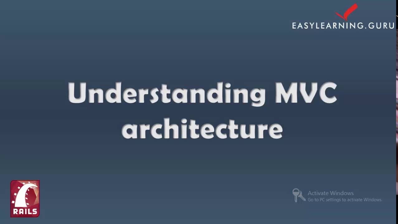 Understanding MVC Architecture | Ruby on Rails - YouTube