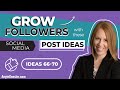 Increase Your Followers With These 5 Social Media Post Ideas [Ideas 66 - 70]