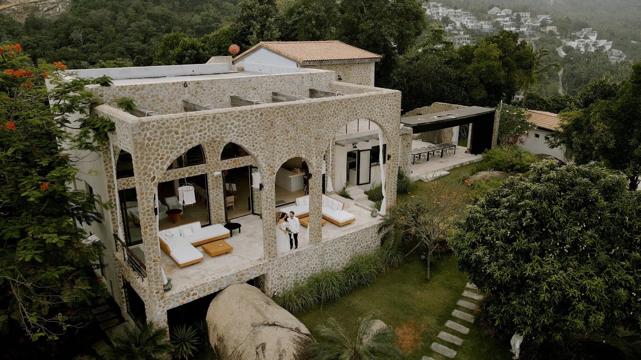 Wedding at Koh Samui. Villa wedding at Ko Koon. 