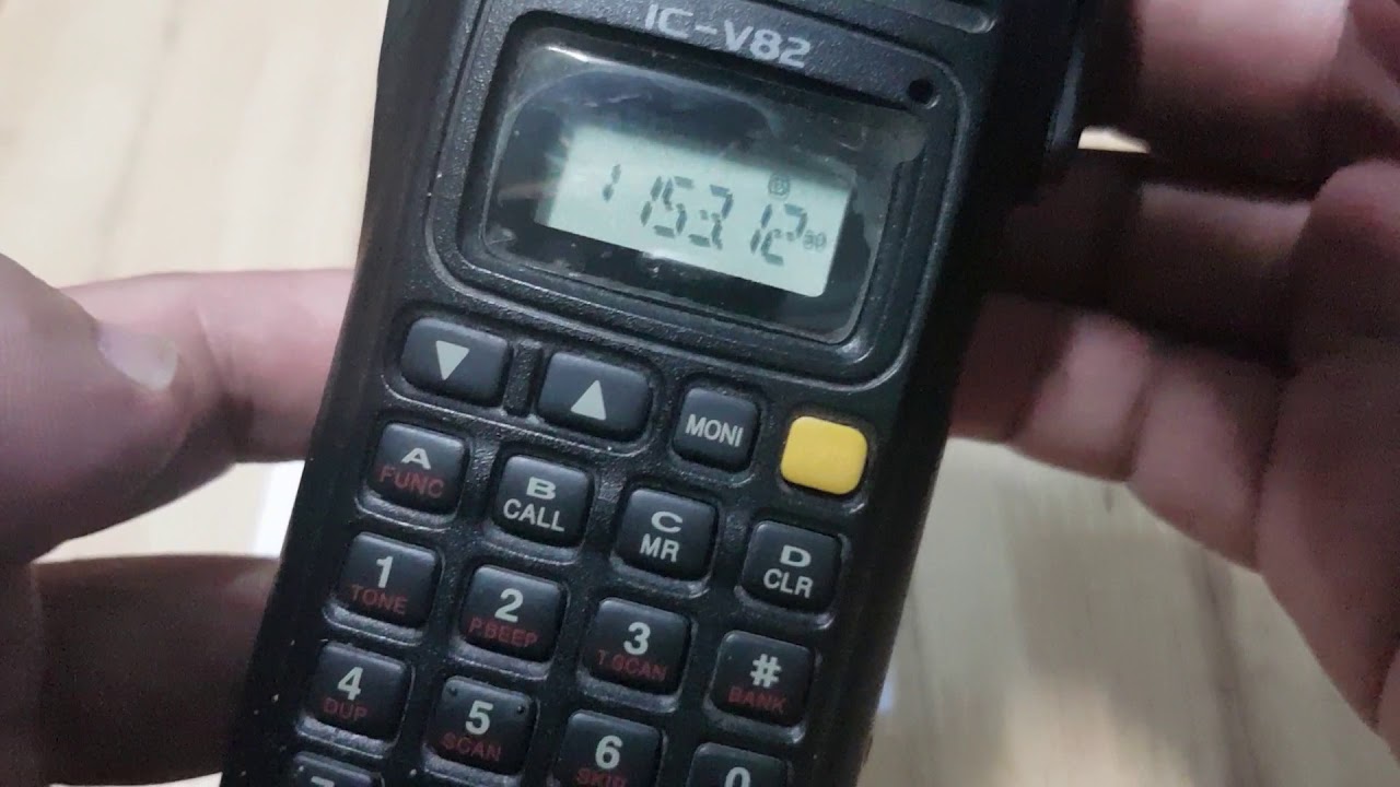 วิธีปิดโทนดิจิตอล DT off Icom ic V82