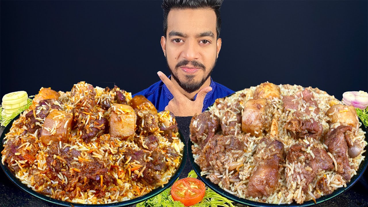 SULTAN'S DINE VS KACCHI BHAI - BEST KACCHI BIRYANI | ASMR MUKBANG FAMOUS MUTTON BIRIYANI EATING SHOW