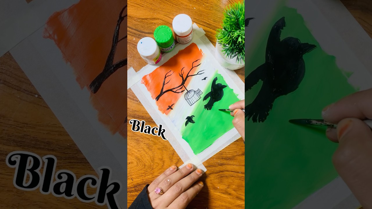 INDEPENDENCE DAY ART🇮🇳❤️☺️