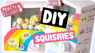 DIY Squishy Vending MACHINE + Squishies in collaboration with @Squishyboba4ever