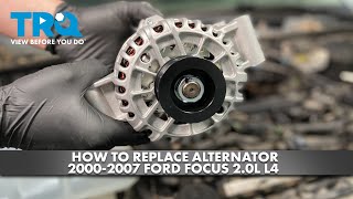 How to Replace Alternator 2000-2007 Ford Focus 2.0L L4