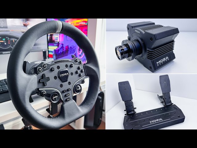 Moza's R5 direct drive sim racing bundle costs a lowly $599