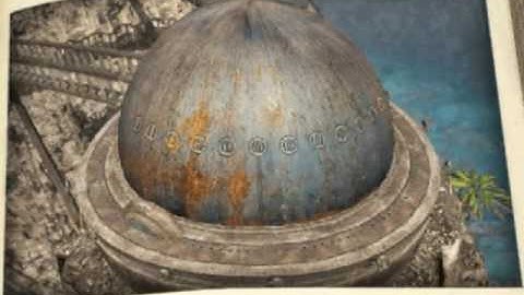 Riven (Sequel to Myst) - Temple island flyby