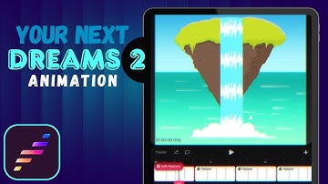 Dreams 2: Easy Procreate Animation | Floating Island with Waterfall | Full Tutorial