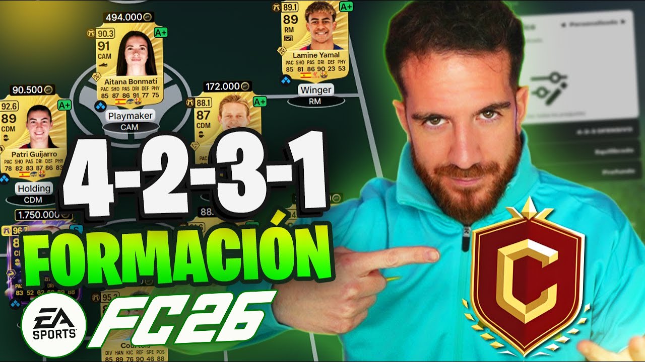⚽ La FORMACION más CHETADA en FC 26 | MEJOR TACTICA y ROLES para COMPETIR