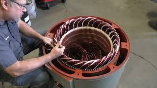Winding and Assembly of 125 HP Electric Motor
