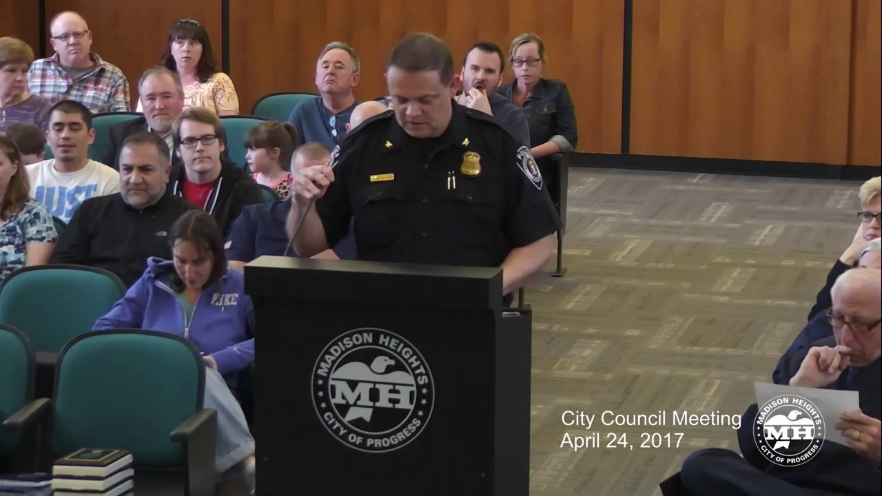 Madison Heights City Council Meeting April 24, 2017 YouTube