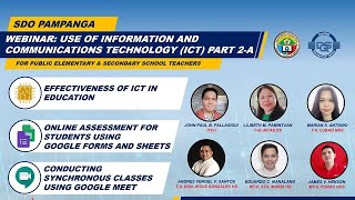 USE OF INFORMATION AND COMMUNICATIONS TECHNOLOGY (ICT) PART 2-A