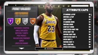 My stetch four hit 95 overall so it was time to use rebirth rep reward
and create lebron james in nba 2k19. this build performs almost
exactly ...