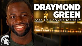 Draymond Green Speaks at 2020 MSU Commencement