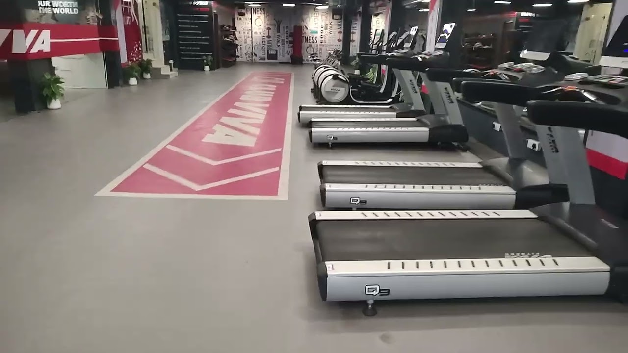 Best gym in delhi (club viva sector 23 Rohini) 1200 sq feet gym