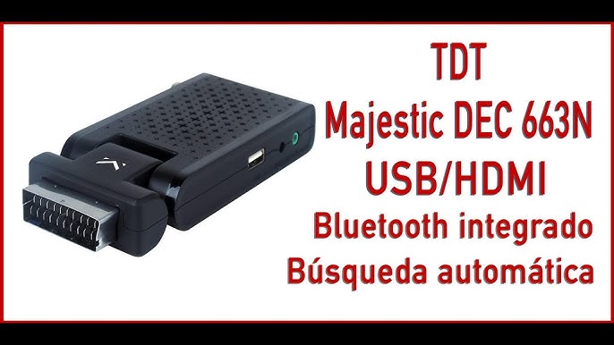 Sintonizador Decodificador Tv Digital Hd Canales Libre Isdb-t TDT GENERICO