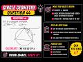 Question 44 Circle Geometry | Find the Value of x