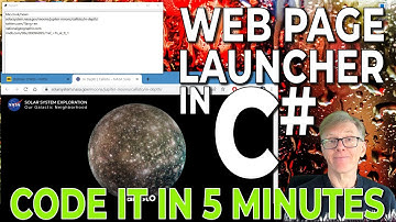 Program a C# Web Page Launcher