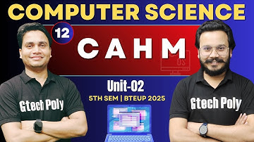 C.A.H.M | Unit-02 P-06 | CAHM by Deepak Sir | CSE 5th Sem