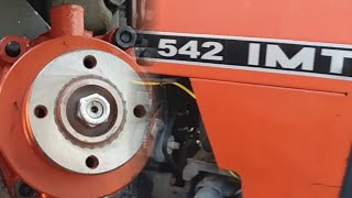 Skidanje vodene pumpe sa traktora / imt 542