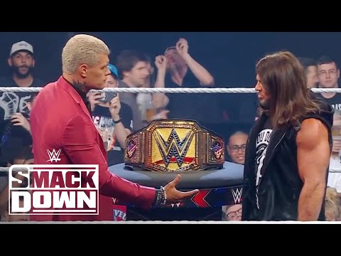 Cody Rhodes & AJ Styles Sign Their Contract | WWE SmackDown Highlights 4/26/24 | WWE on USA