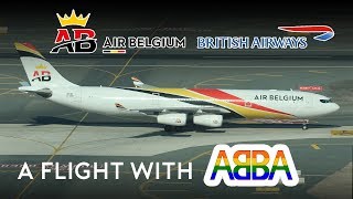 A Flight with ABBA! Air Belgium - British Airways A340