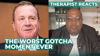 Therapist Reacts to Senator's Gotcha Moment While Interviewing Jack Smith