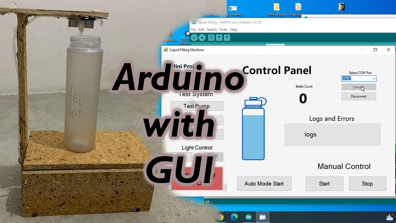 Arduino with GUI Control - YouTube