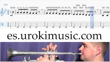 Como Tocar Trompeta Adele Hello Parte#1 Clases Notas Musicales Tutorial Tablatura Maestro Escuela Cu