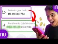 INVESTI 200 MIL REAIS NO NUBANK, QUANTO RENDEU EM 1 MÊS? Saiba Quanto o Nubank RENDE!