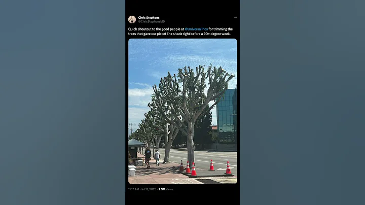 No Tree Shade for You, Union Workers! #shorts #LateStageCapitalism #memes #ClassInequality