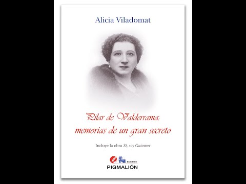 Presentación del libro «Pilar de Valderrama: memorias de un gran secreto», de Alicia Viladomat