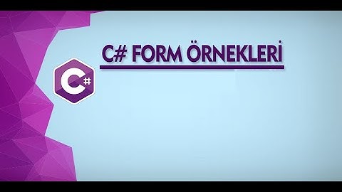 C# Form ile hesap makinesi yapımı #2