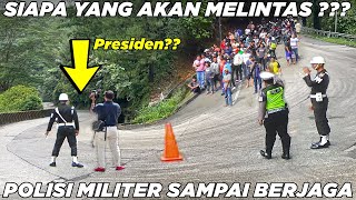 Strict Escort of the President's Wife Through the Extreme Road