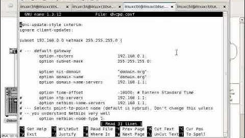 Redhat Enterprise linux 5 DHCPD Part2