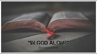 In God Alone - Bernadette Farrell