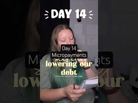 Thumbnail for Day 14 of micropayments! 177 engagements = $0.18! #debtfreejourney #moneygoals #debtfreedom