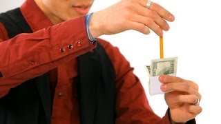 How to Do the Pencil thru Dollar Trick | Magic Tricks