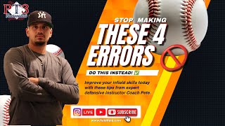 Fix these 4 MISTAKES and become a ELITE infielder! 🧠⚾️