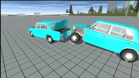 Simple Car Crash Physics Simulator Game best game for android #androidgameplay