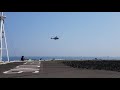 Belgian Air Force NH90 NFH lands on subsea rockinstallation vessel "Simon Stevin"