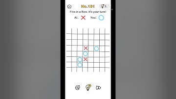 BRAIN OUT LEVEL-181 Five in a row.Its your turn!