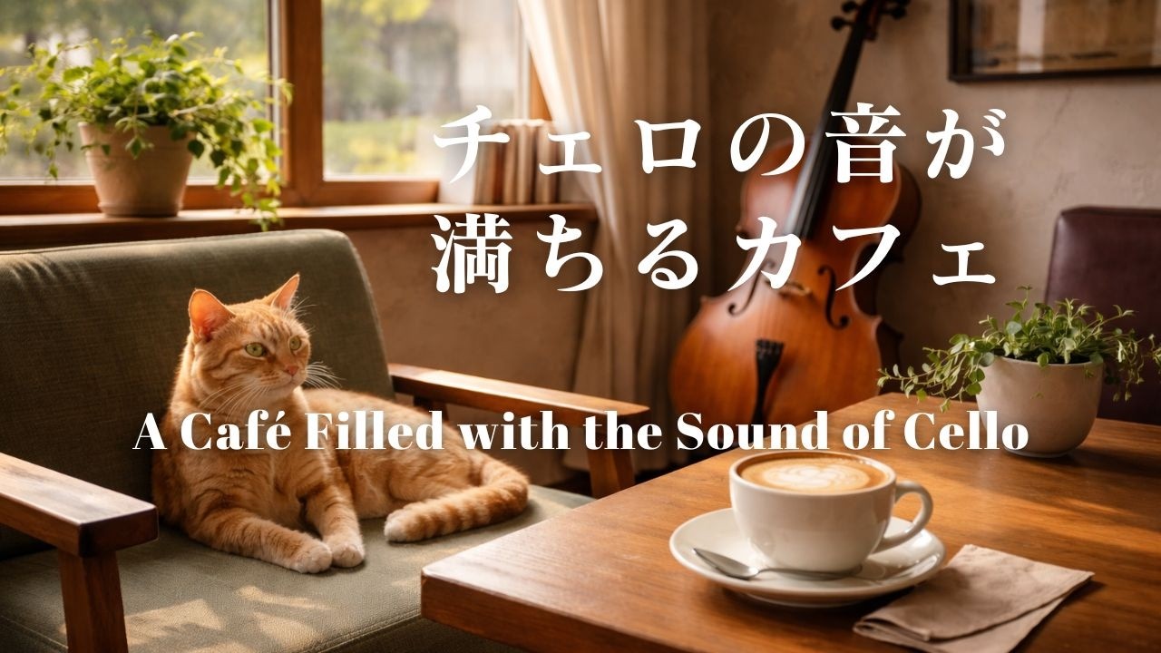 チェロの音が満ちるカフェ❘Afternoon Tea in Chinatown|カフェBGM