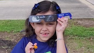 LeahLuckyCharm's eclipse experience. April 8, 2024