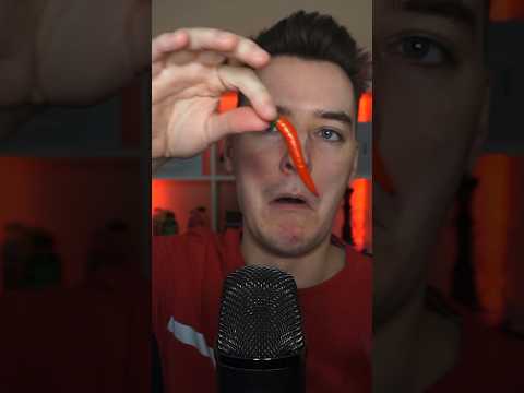 I ATE A HOT CHILLI IN ASMR!