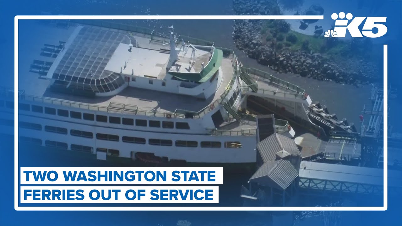 2 Washington State Ferries out of service