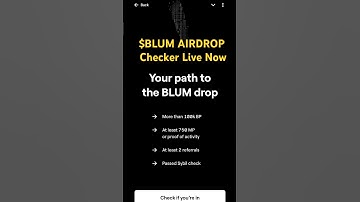 $BLUM Airdrop Checker - Live Now #shorts #blum #listing