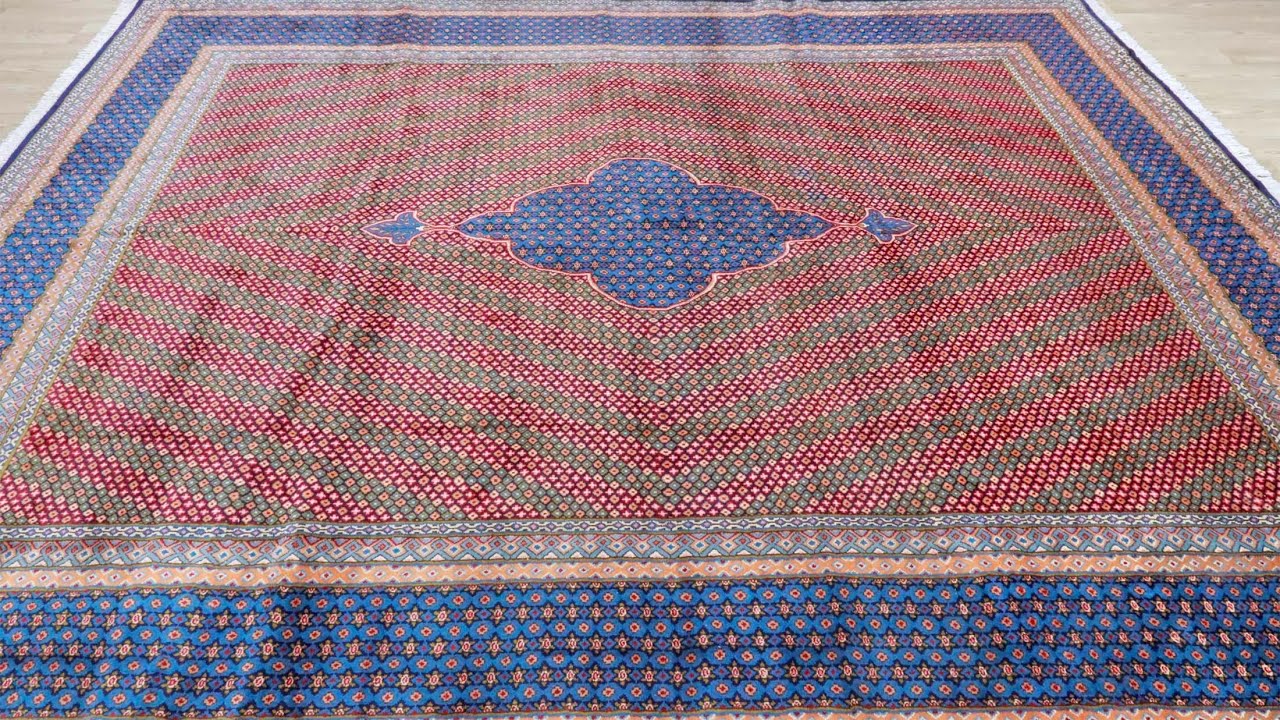 10 x 13  Kerman Wool Authentic Persian Rug