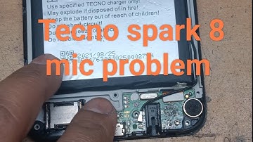 Tecno spark 8  mic not working,,mic solution